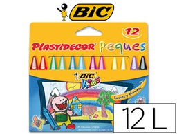 [8757742] LAPICES PLASTIDECOR PEQUES CAJA DE 12 COLORES