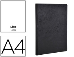 [791401C] LIBRETA AGE-BAG TAPA CARTULINA LOMO COSIDO LISO 96 HOJAS COLOR NEGRO 210X297 MM