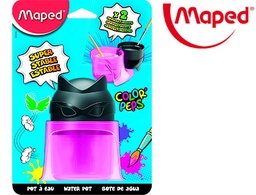 [811310] LIMPIADOR DE PINCELES MAPED COLOR PEPS 2 COMPARTIMENTOS SUPERHEROES