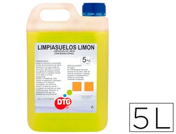 [46834] LIMPIASUELOS AROMA LIMON GARRAFA DE 5 LITROS
