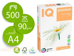 [75313] PAPEL FOTOCOPIADORA IQ PREMIUM DIN A4 90 GRAMOS PAQUETE DE 500 HOJAS