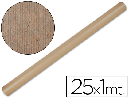 [PK09] PAPEL KRAFT LIDERPAPEL MARRON ROLLO 25X1 MT
