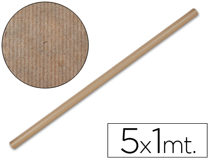 [PK12] PAPEL KRAFT LIDERPAPEL MARRON ROLLO 5X1 MT