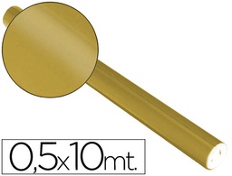 [05659] PAPEL METALIZADO ORO ROLLO CONTINUO DE 0,5 X 10 MT