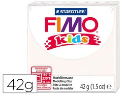 [8030-0] PASTA STAEDTLER FIMO KIDS 42 GR COLOR BLANCO