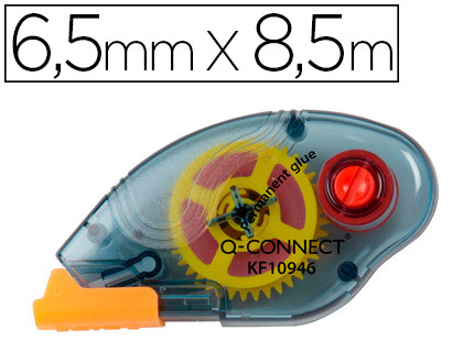 [KF10946] PEGAMENTO Q-CONNECT ROLLER COMPACT PERMANENTE 6,5 MM DE ANCHO X 8,5 MT UNIDAD
