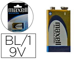 [LR09-B1 MXL] PILA MAXELL ALCALINA 9V LR09 BLISTER DE 1 UNIDAD