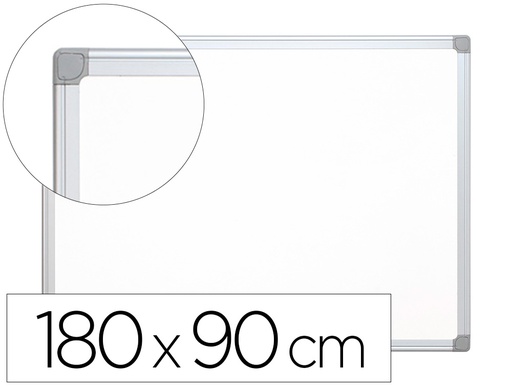 [KF03579] PIZARRA BLANCA Q-CONNECT MELAMINA MARCO DE ALUMINIO 180X90 CM