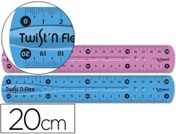 [279210] REGLA MAPED PLASTICO FLEXIBLE DE 20 CMS COLORES SURTIDOS