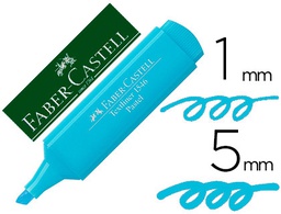 [154657] ROTULADOR FABER FLUORESCENTE 1546 COLOR PASTEL AZUL