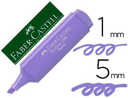[154656] ROTULADOR FABER FLUORESCENTE 46-56 COLOR PASTEL LILA