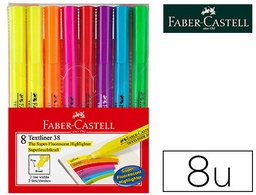 [158131] ROTULADOR FABER FLUORESCENTE TEXTLINER 38 BLISTER DE 8 UNIDADES COLORES SURTIDOS