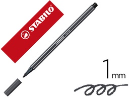 [68/98] ROTULADOR STABILO ACUARELABLE PEN 68 GRIS PAYNES PUNTA GRUESA 1MM
