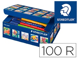 [326 C100] ROTULADOR STAEDTLER NORIS CLUB CAJA DE 100 UNIDADES SURTIDAS 10 X COLOR