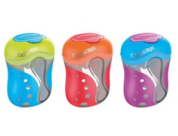 [43111] SACAPUNTAS MAPED COLOR PEPS 2 USOS CON DEPOSITO COLORES SURTIDOS