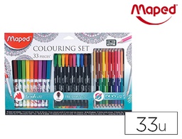 [897417] SET MAPED DIBUJO MANDALAS 33 PIEZAS