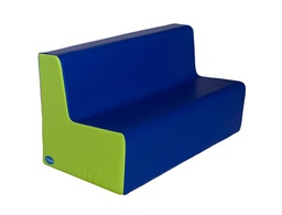 [047C] SILLON SUMO DIDACTIC MEDIANO TRIPLE ALT ASIENTO 25 CM AZUL / PISTACHO 100X45X50 CM