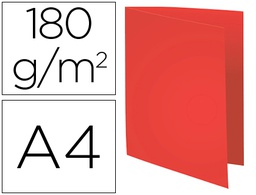 [420012E] SUBCARPETA CARTULINA RECICLADA EXACOMPTA DIN A4 ROJO 180 G/M2