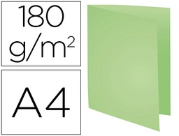 [420004E] SUBCARPETA CARTULINA RECICLADA EXACOMPTA DIN A4 VERDE PRADO CLARO 170 G/M2