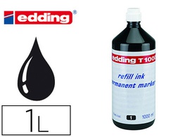 [T1000-01] TINTA ROTULADOR EDDING T-1000 NEGRO FRASCO DE 1 LITRO