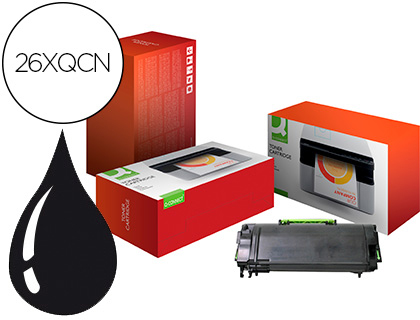 [KF18643] TONER COMPATIBLE Q-CONNECT HP CF226X LASERJET M402 NEGRO ALTA CAPACIDAD