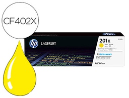 [CF402X] TONER HP 201X LASERJET PRO M252 / MFP M277 AMARILLO 2.300 PAG