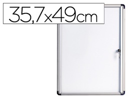 [VT810109660] VITRINA DE ANUNCIOS BI-OFFICE FONDO MAGNETICO EXTRAPLANA DE INTERIOR 357X490 MM