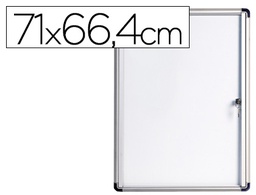 [VT620109660] VITRINA DE ANUNCIOS BI-OFFICE FONDO MAGNETICO EXTRAPLANA DE INTERIOR 710X664 MM