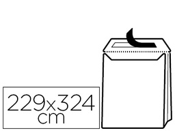 [SL41] SOBRE LIDERPAPEL BOLSA FUELLE KRAFT 229X324X30 MM SOLAPA TIRA DE SILICONA PAPEL 120 GR CAJA DE 50 UNIDADES