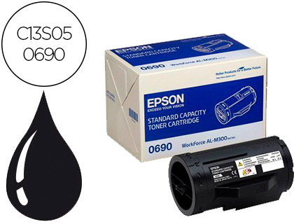 [C13S050690] TONER EPSON 0690 WORKFORCE AL-M300 / AL-MX300 NEGRO 2.700 PAG