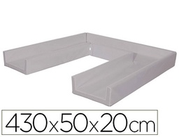 [448 G] CIRCUITO MODULAR DE GATEO SUMO DIDACTIC 430X50X20 CM GRIS