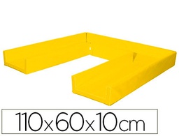 [066 AM] COLCHON DE DORMIR SUMO DIDACTIC PLEGABLE 110X60X10 CM AMARILLO