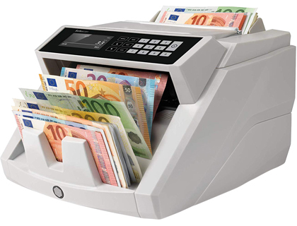 [112-0540] DETECTOR CONTADOR DE BILLETES FALSOS SAFESCAN 2465S 7 PUNTOS DE VERIFICACION FUNCION AÑADIR Y DE FAJOS