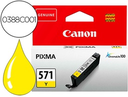 [0388C001] INK-JET CANON CLI 571 PIXMA TS5051 / TS6050 / TS8051 / TS9050 / AMARILLO 161 PAGINAS