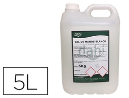 [PCH116-DJ] GEL DE MANOS DAHI BLANCO NACARADO GARRAFA DE 5 LITROS