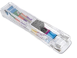 [RC4025MC] DISPENSADOR SUPACLIP RAPESCO SUPACLIP 40 HOJAS CAPACIDAD CON 25 CLIPS MULTICOLORES COLOR TRANSPARENTE