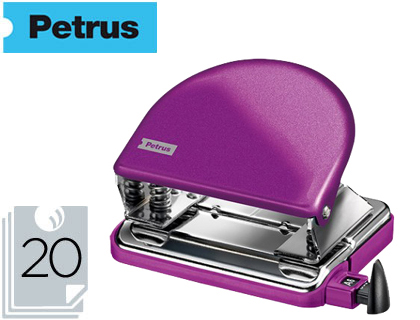 [626522] TALADRADOR PETRUS 52 WOW VIOLETA METALIZADO CAPACIDAD 20 HOJAS EN BLISTER