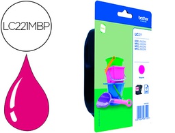 [LC221MBP] INK-JET BROTHER LC221M DCP-J562DW / MFC-J480DW / 680DW / 880DW MAGENTA 260 PAGINAS