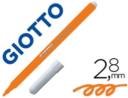 [F485005] ROTULADOR GIOTTO TURBO COLOR LAVABLE CON PUNTA BLOQUEADA UNICOLOR NARANJA