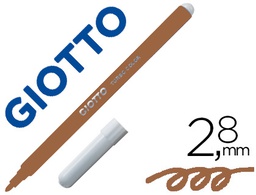 [F485016] ROTULADOR GIOTTO TURBO COLOR LAVABLE CON PUNTA BLOQUEADA UNICOLOR MARRON