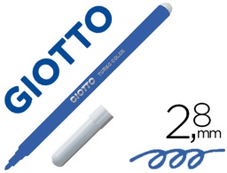 [F485032] ROTULADOR GIOTTO TURBO COLOR LAVABLE CON PUNTA BLOQUEADA UNICOLOR AZUL OSCURO