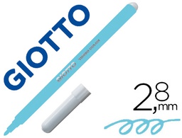 [F485028] ROTULADOR GIOTTO TURBO COLOR LAVABLE CON PUNTA BLOQUEADA UNICOLOR AZUL CLARO