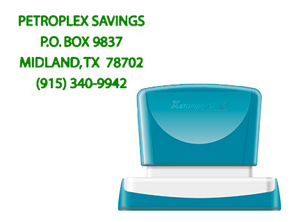 [QPTL-Q3661RU Q16 VE] SELLO X'STAMPER QUIX PERSONALIZABLE COLOR VERDE MEDIDAS 36X61 MM Q-16