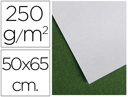 [C200091123] PAPEL SECANTE CANSON 50X65 CM LISO BLANCO 250 GR