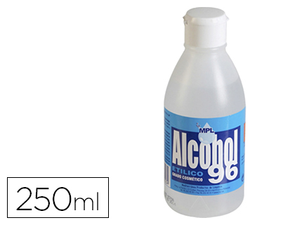 [90572] ALCOHOL KELSIA VAZA DE 96º BOTE DE 250 ML