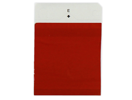 [TYPE E Q-32-34 ROJ] FOTOLITO X'STAMPER QUIX PARA SELLO Q-32 Y Q34 ROJO