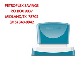 [QPTL-Q3661RU Q16 RO] SELLO X'STAMPER QUIX PERSONALIZABLE COLOR ROJO MEDIDAS 36X61 MM Q-16