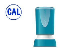 [QPTL-QE14RU Q32 AZ] SELLO X'STAMPER QUIX PERSONALIZABLE COLOR AZUL REDONDO DIAMETRO 14 MM Q-32