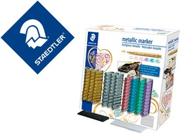 [8323 CA100] ROTULADOR STAEDTLER METALICO 8323 EXPOSITOR SOBREMESA DE 100 UNIDADES COLORES SURTIDOS