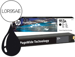 [L0R95AE] INK-JET HP 913A PAGEWIDE 352 MFP 377 / P57750 / P55250 / 452 / 477 / 552 NEGRO 3.500 PAG
